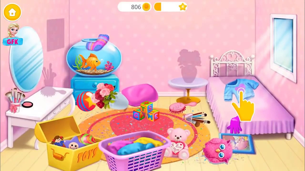 Sweet Baby Girl Cleanup 5 - Fun Messy House Makeover Colors Game for Kids-_fH_IRAf7Ew