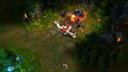 Gragas dancing in the jungle LoL Game
