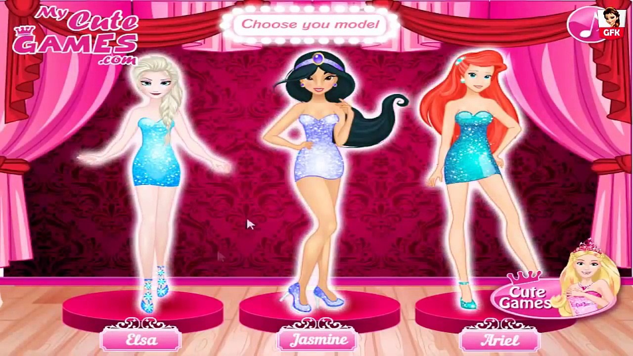 Disney Princess Elsa Ariel Jasmine Rapunzel and here Boyfriend Dress Up Game-iwbJ7Pt85qE