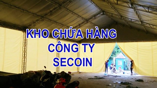 Cho thuê nhà bạt không gian làm kho chứa hàng công ty Secoin