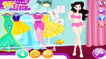 Disney Princesses Elsa Rapunzel Ariel Snow White Fashion Dress Up Game  for Girls-Gfm89Gk0Ks4