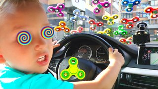 Funny Baby Spinner Car JOHNY JOHNY Yes Papa Nursery Rhymes Song