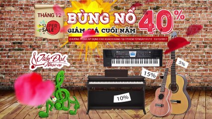 Chương trình Khuyến mại Nhạc Cụ Tiến Đạt