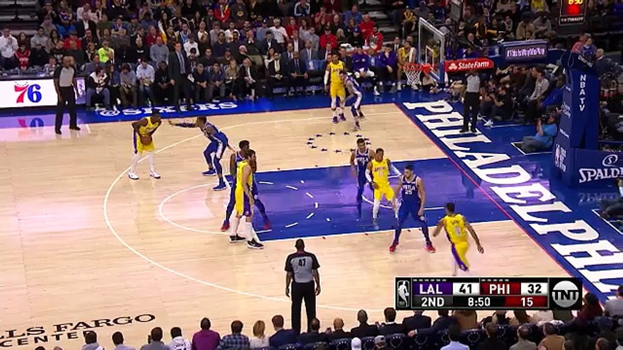 Embiid Block and Holmes Dunk