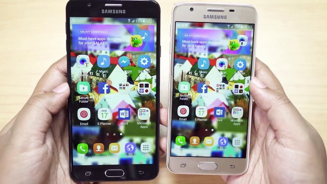 Galaxy J7 PRIME vs J5 PRIME Comparison, Speed Test, Camera, Gaming & Battery-Ou-Kxd2pUxA