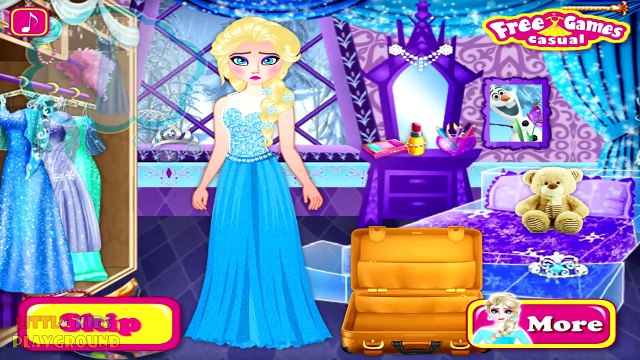 Disney Princess Elsa and Jack Frost Love Problems - Frozen Video Game For Kids-A4yKC-Q05FE