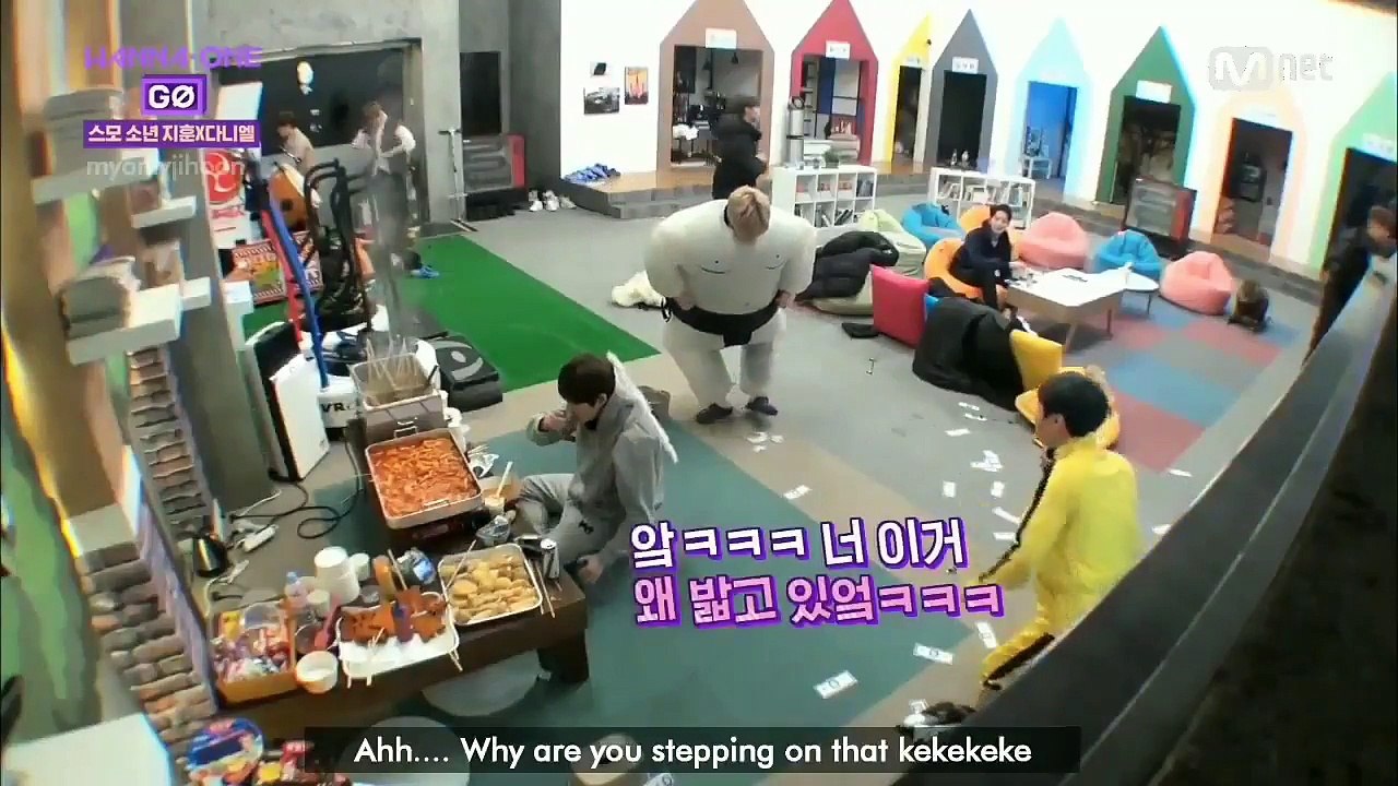 [ENG SUB] Wanna One Kang Daniel & Park Jihoon Sumo Time