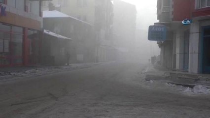 Ağrı'da Soğuk Hava ve Sis Etkili Oluyor