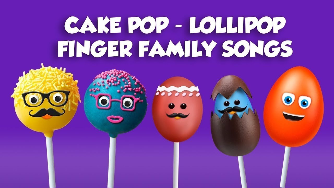 The Finger Family Cake Pop Family Nursery Rhyme | Cake Pop Finger ...