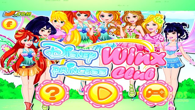 Disney Princess Winx Club - Elsa Anna Rapunzel Ariel Snow White Dress Up Game-Rtx8AAqm1Ag