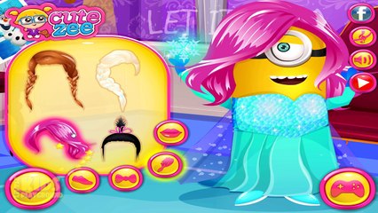 Minions Frozen Design - Disney Frozen Minions as Elsa and Anna Dress Up Game-9_F_jtJZ-ec