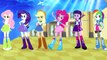 My Little Pony Transforms into Mermaids Pinkie Pie Twilight Rarity - Coloring Video for Kids-M_FlgrKKGec