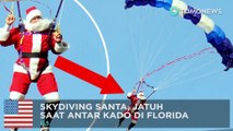 Skydiving Santa: Santa Claus jatuh dan menabrak pohon saat mengirimkan elf natal - TomoNews