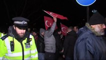 Londra’da Türk bayraklı ’Kudüs’ Protestosu