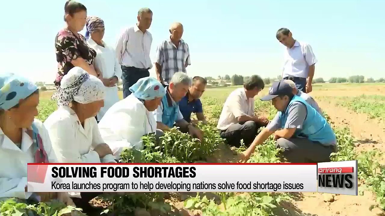 Korean agricultural technologies help prevent food shortages in developing nations