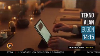 Tekno Alan 14:15'te 24 TV'de