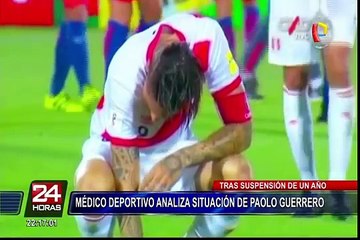 El médico deportivo Julio Grados afirma estar en contra de la suspensión a Guerrero