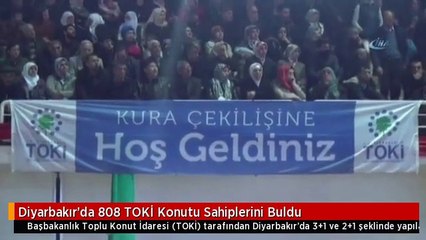 Diyarbakır'da 808 TOKİ Konutu Sahiplerini Buldu
