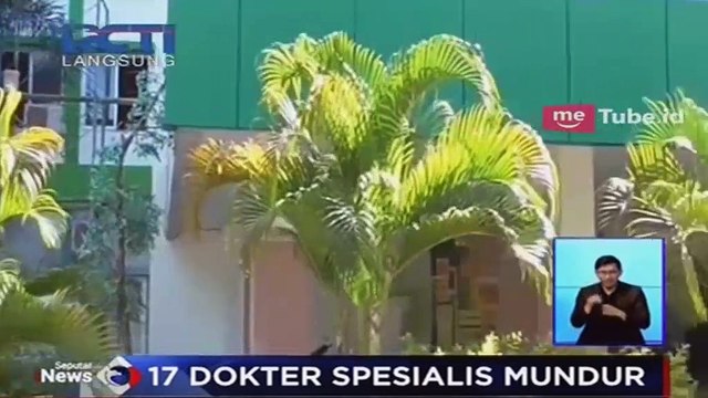 17 Dokter Spesialis di Mamuju Mengundurkan Diri