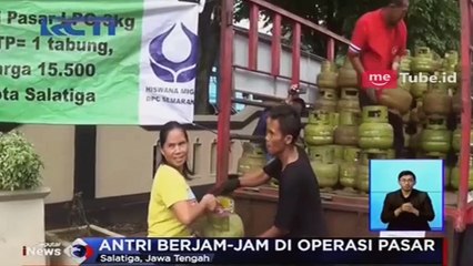 Warga Salatiga Rela Antre Berjam-jam Demi Gas 3 Kg
