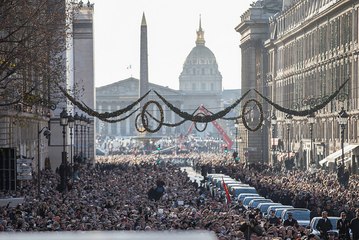 Hommage populaire à Johnny Hallyday