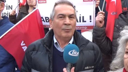 Vatan Partisi, ABD ve İsrail'i Protesto Etti