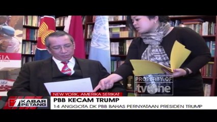 PBB Mengecam Tindakan Trump Yang Dinilai Melanggar Sejumlah Resolusi Dewan Keamanan