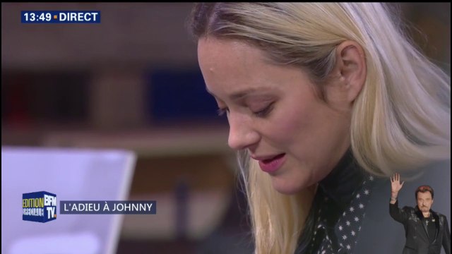 Marion Cotillard lit un texte biblique durant la cérémonie religieuse pour Johnny Hallyday