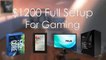 BEST $1200 Full Setup for Gaming - 1440p Capable Gaming Setup!