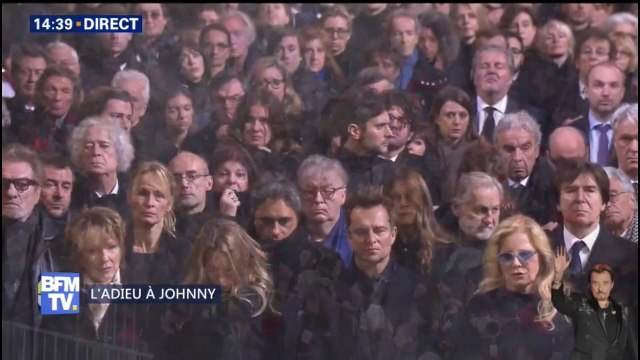 L’ Ave Maria retentit pour Johnny Hallyday dans l’église de la Madeleine
