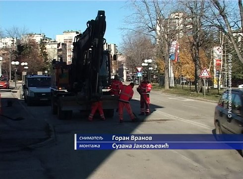 Završna sanacija udarnih rupa u opštini Bor, 9. decembar 2017 (RTV Bor)