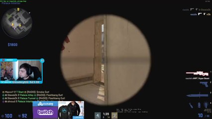 He doesn't even react to this INSANE flickshot! Good old Michael "shroud" Grzesiek video More from this streamer: twitch