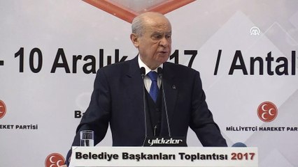 Bahçeli: “ABD terör örgütleriyle koyun koyuna girerken Türkiye'ye mi sordu” - ANTALYA