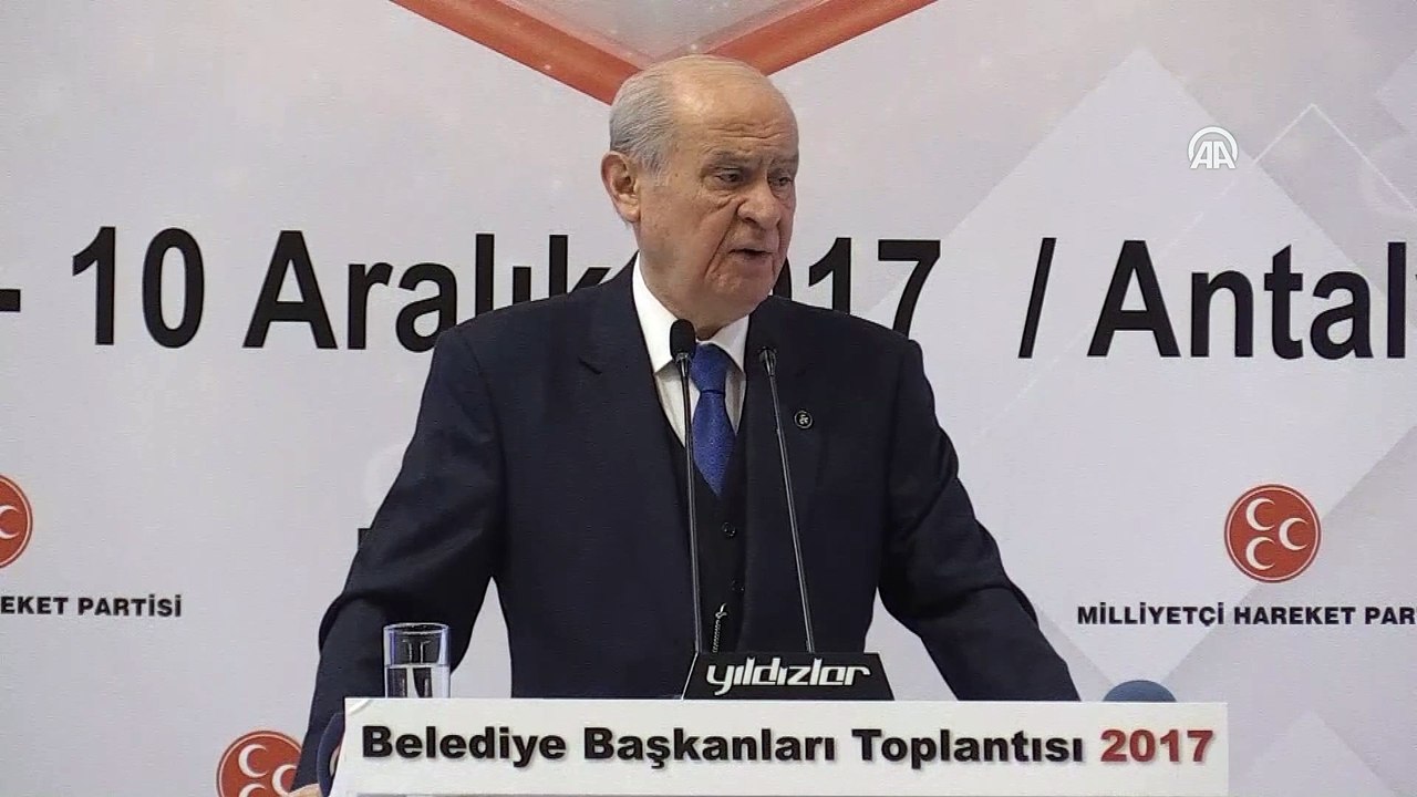 Bahçeli: “Tam 100 yıl önce İngilizler tarafından işgal edilmiştir. O gün bugündür Kudüs ağlıyor” - ANTALYA