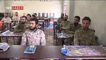 Özgür Suriye Ulusal Ordusu'nun özel birliğinin eğitim aldığı kampı TRT Haber görüntüledi