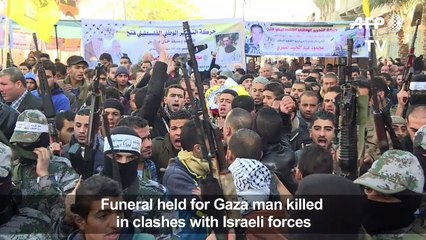Funeral held for Gaza man killed in clashes