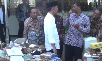 Presiden Jokowi Kunjungi Lokasi Terdampak Banjir di Pacitan