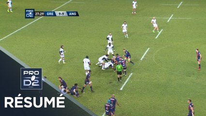 PRO D2 - Résumé Grenoble-Angoulême: 25-20 - J15 - Saison 2017/2018