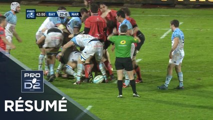 PRO D2 - Résumé Bayonne-Narbonne: 53-0 - J15 - Saison 2017/2018