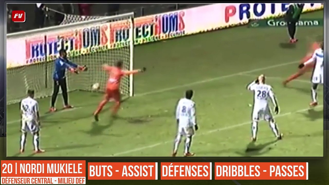 NORDI MUKIELE 2015-2016 [HD] Buts assists défenses dribbles passes [L2T N°35] Stade Lavallois