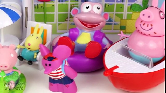 Jouets Peppa Pig et Pocoyo pour le Bain - Peppa Pig Toys for Bath Time | Superheroes | Spiderman | Superman | Frozen Elsa | Joker