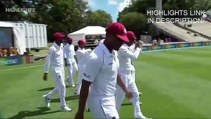 New Zealand vs West Indies 2nd Test Day 1 Highlights - 9/12/2017