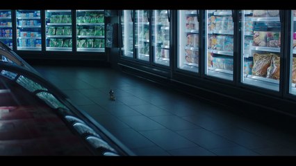 Publicité de Noël : la vie des lumières de caisse en supermarché !