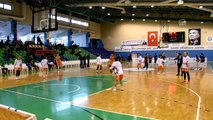 Türkiye Kadınlar Basketbol 1. Ligi - Kırçiçeği Bodrum Basketbol, İzmit Belediyespor'u 102-64 Mağlup...