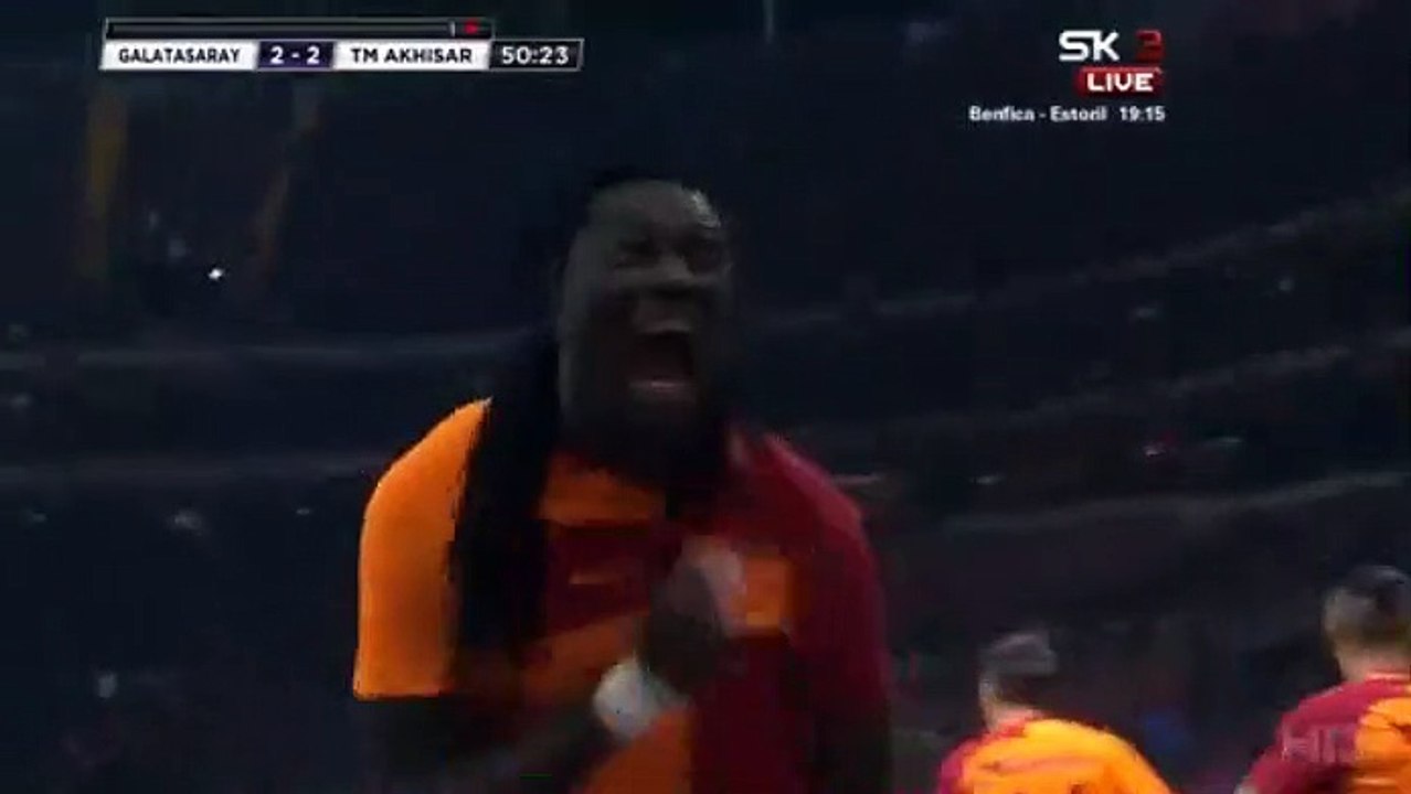 Bafetimbi Gomis Goal HD - Galatasaray	2-2	Akhisar Genclik Spor 09.12.2017