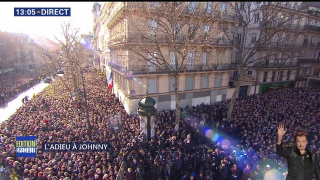 Hommage à Johnny Hallyday: La cérémonie religieuse commence