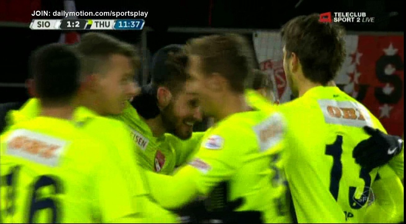 Roy Gelmi Goal HD - FC Sion 1 - 2 Thun - 09.12.2017