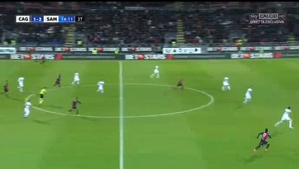Leonardo Pavoletti  Goal HD - Cagliari	2-2	Sampdoria 09.12.2017
