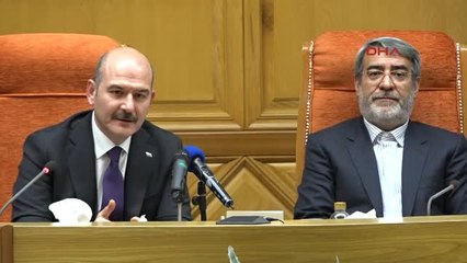 Bakan Soylu İranlı Mevkidaşıyla Ortak Basın Toplantısında Konuştu