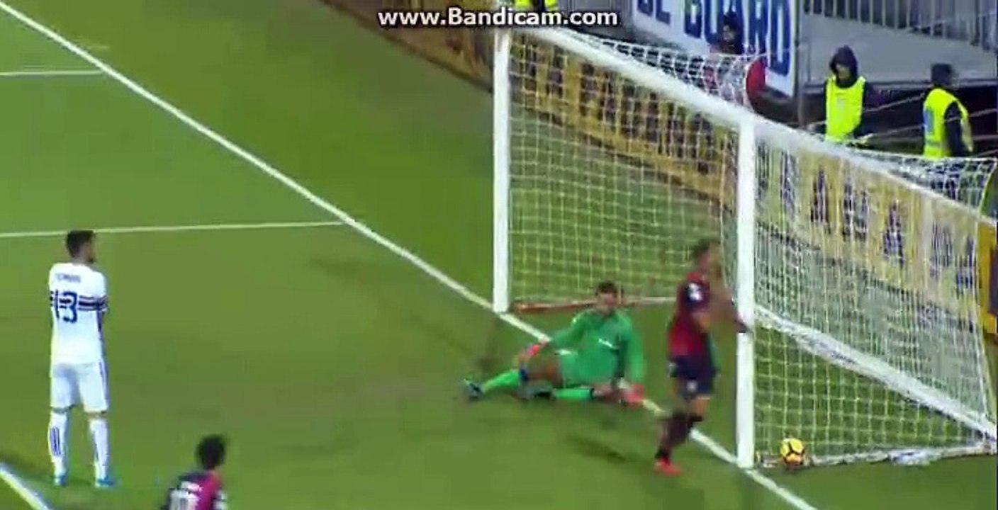 Leonardo Pavoleti Goal Cagliari 2-2 Sampdoria
